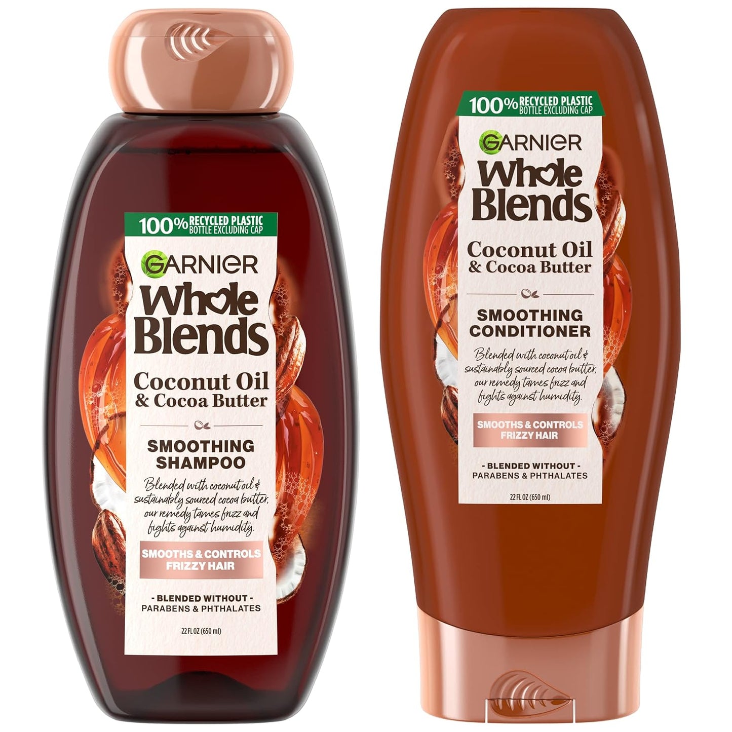 Garnier Smoothing Coconut & Cocoa Butter Duo, Frizz-Free Hair