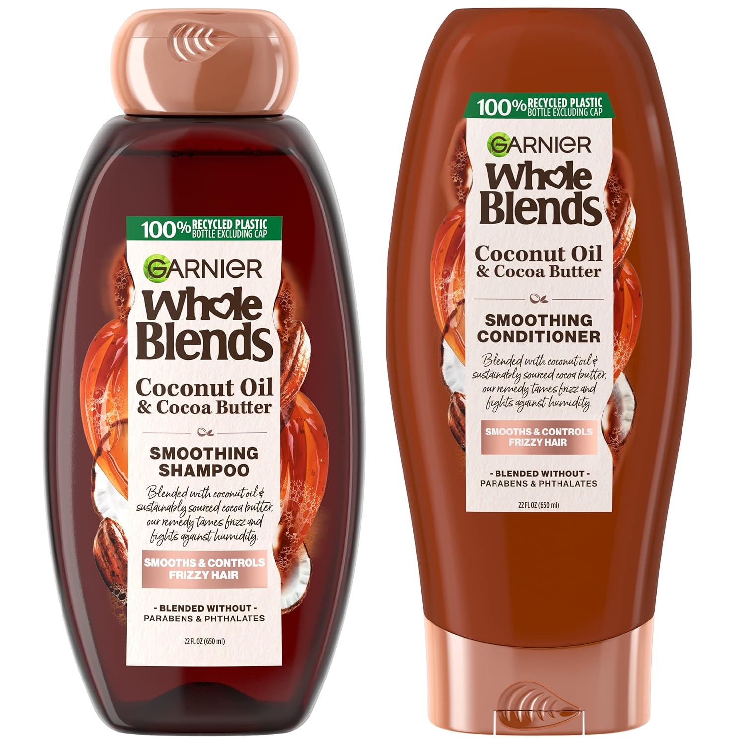 Garnier Smoothing Coconut & Cocoa Butter Duo, Frizz-Free Hair