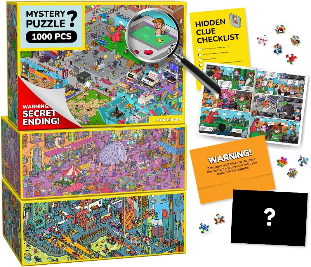 Jigsaw Puzzles 1000 Pieces - Unique Mystery Story Experience