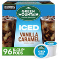 96 ct Green Mtn ICED Vanilla Caramel K-Cup Pods