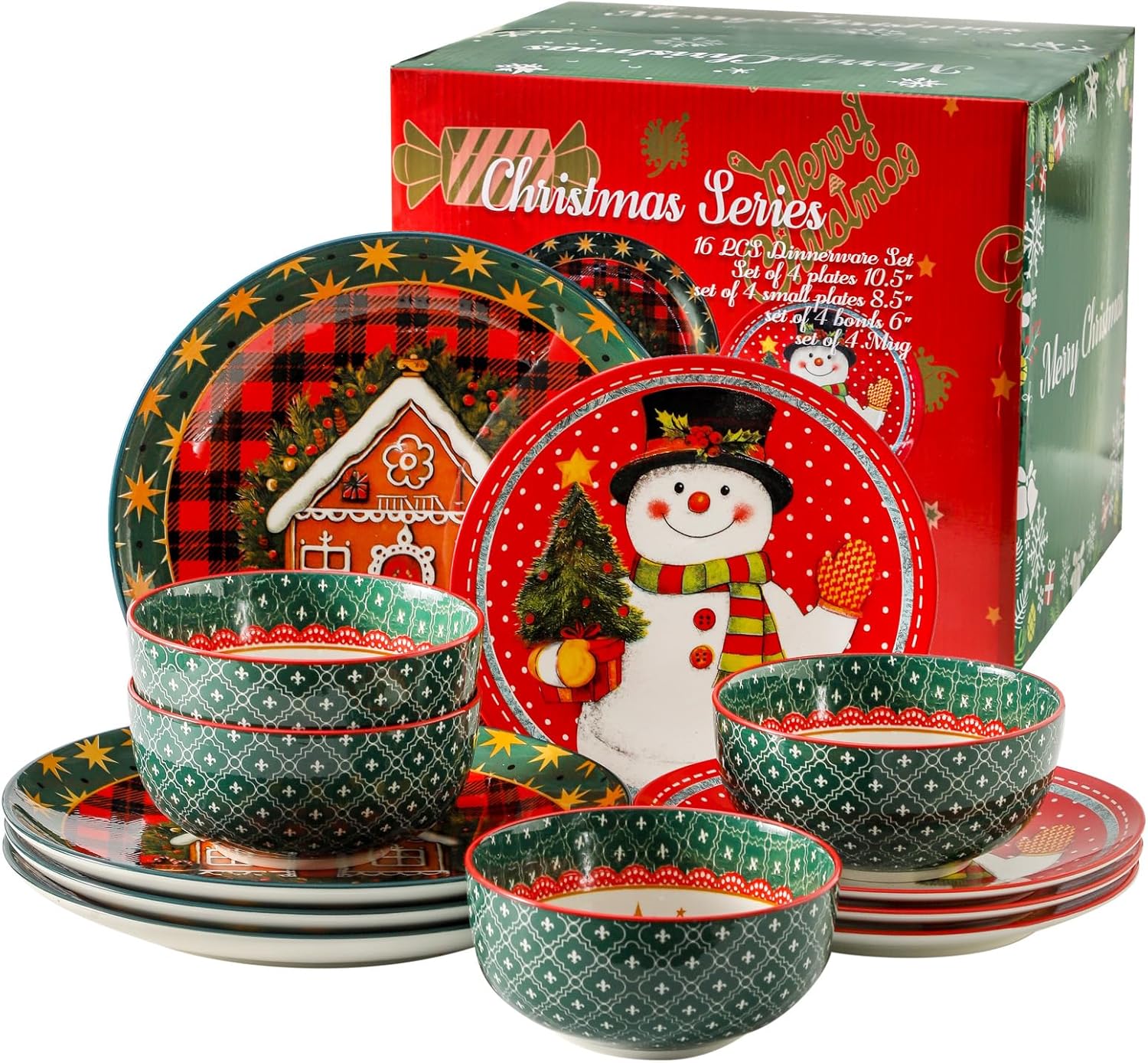 Stoneware Pasta and Bowls Set for Holiday Gatherings
