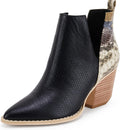 FISACE Women's Mid Heel Ankle Boots for Stylish Comfort