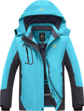 Women's Mountain Waterproof Ski Jacket - Windproof Warm Hooded Coat