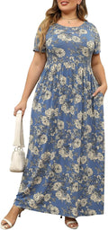 Nemidor Plus Size Maxi Dress for Curvy Women - Flattering Summer Fit