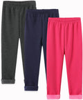 Girls Winter Leggings Thick Cotton Fleece Lined Thermal Tights - Warm
