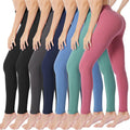 Creamlush High Waisted Leggings for Women - Buttery Soft 7-Pack change