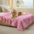 Luciphia Waterproof Dog Blanket 85x57 in Pink - Sherpa Fleece