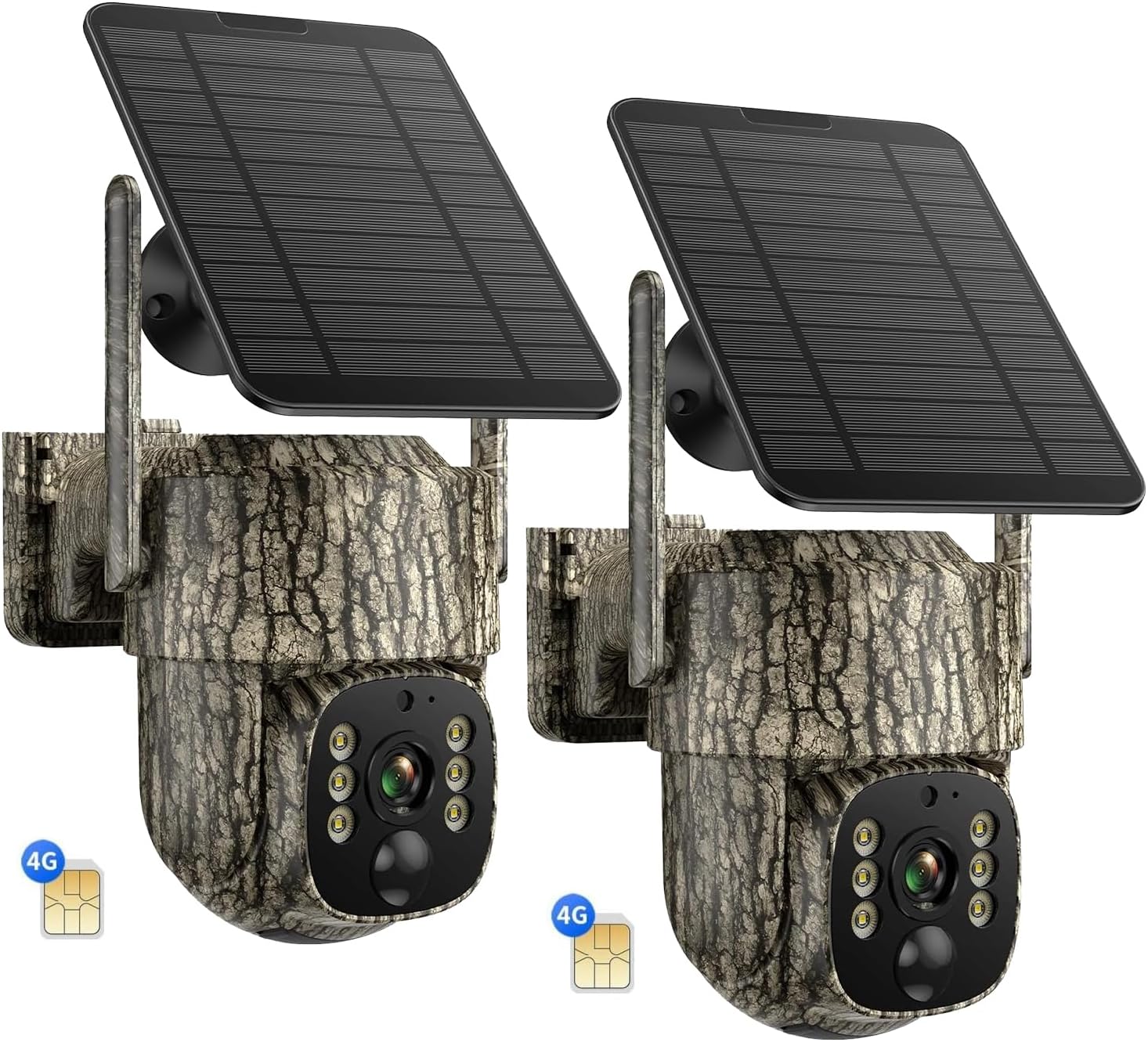 VOOPEAK 4G LTE Cellular Trail Camera 2 Pack for Wildlife