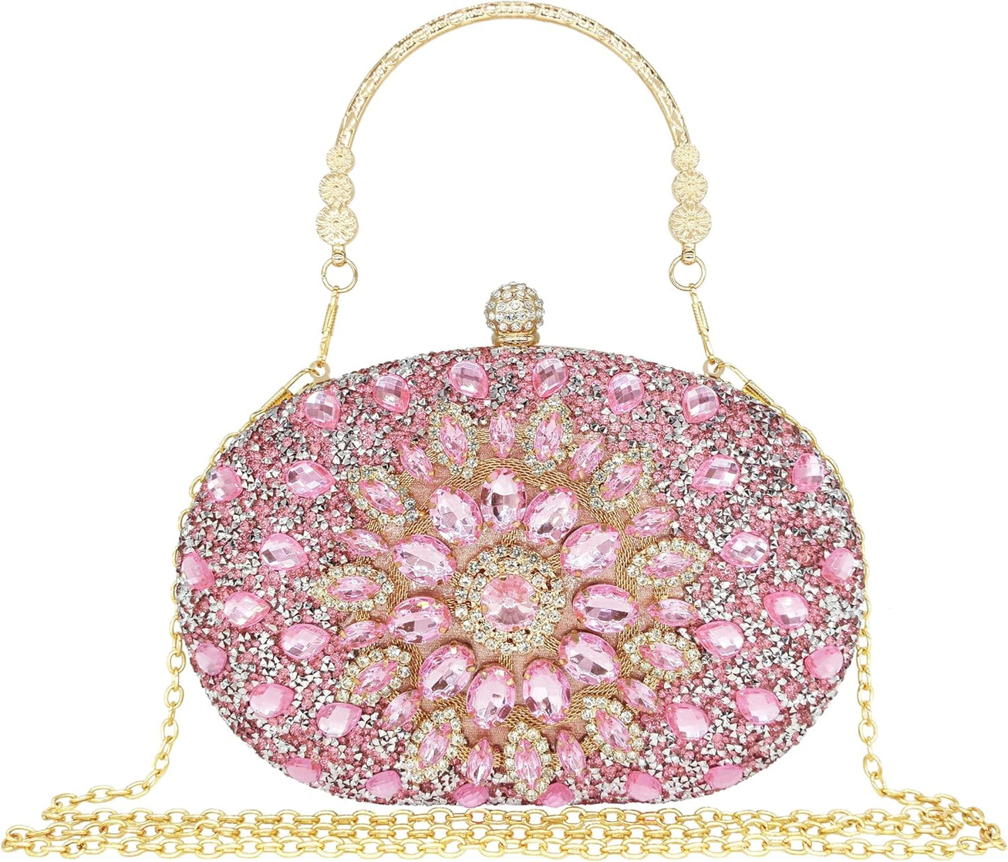 Rhinestone Clutch Purses for Women Evening Wedding Formal Bag