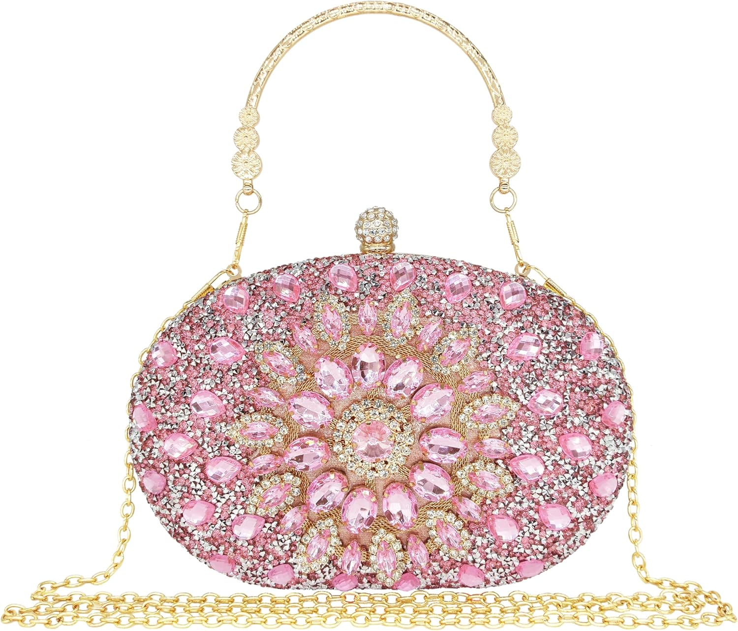 Rhinestone Clutch Purses for Women Evening Wedding Formal Bag