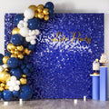 Blue Shimmer Wall Backdrop for Parties and Special Events