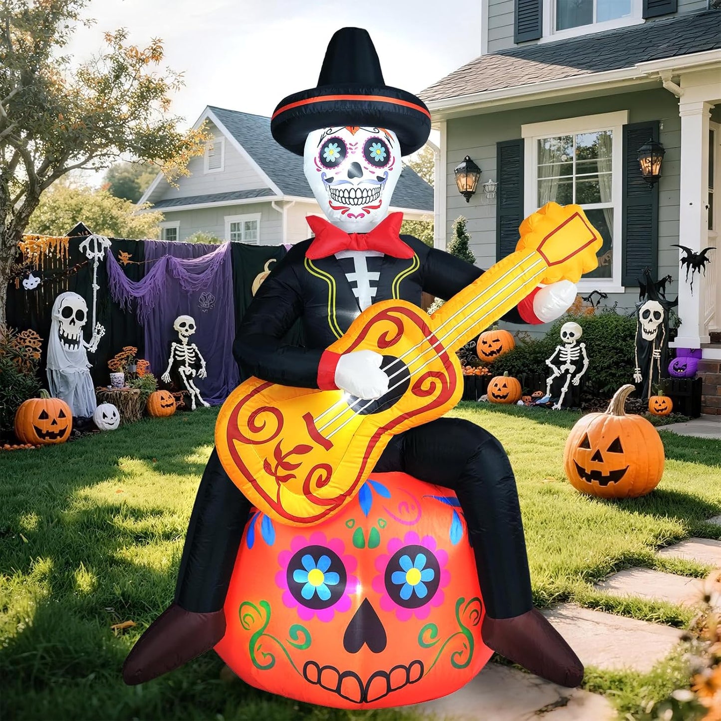 6 FT Halloween Inflatables Decoration for Spooky Yard Fun