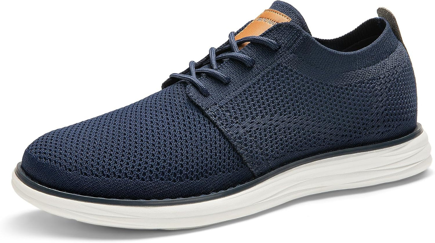 Bruno Marc Men's KnitFlex Breeze Mesh Sneakers for Comfort