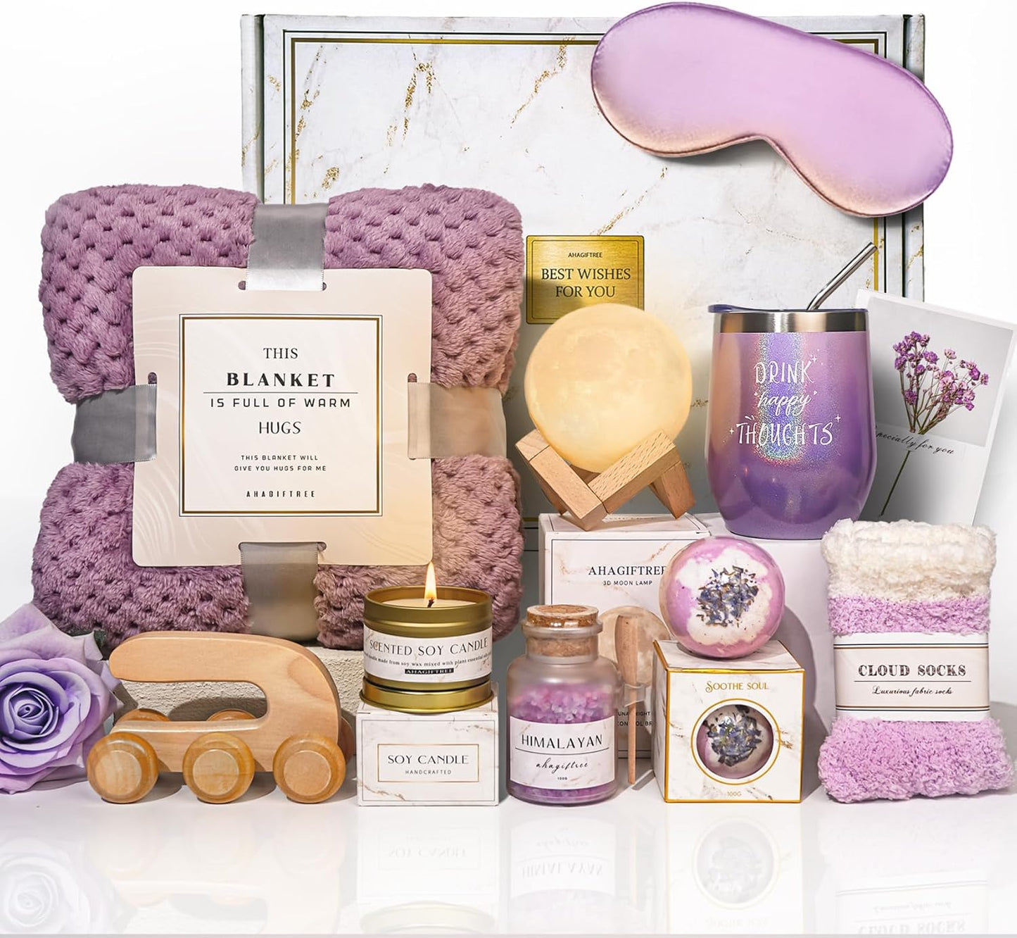 Gift Baskets for Women - 11PC Birthday Gifts for Any Occasion