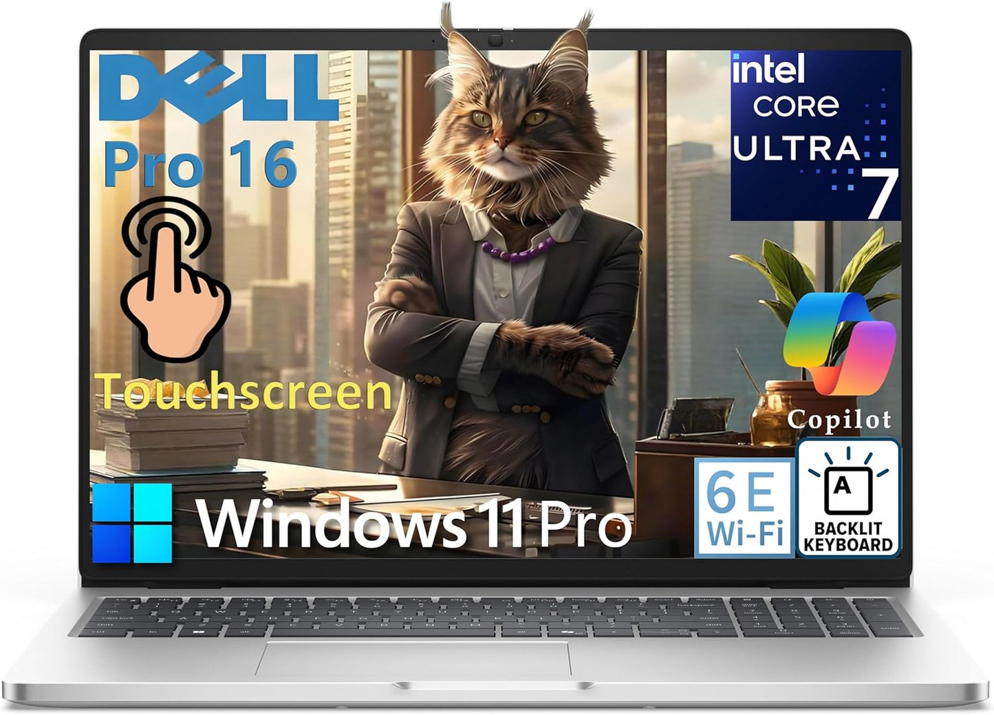 Dell Pro 16 Laptop: Intel Core Ultra 7, 32GB RAM, 1TB SSD