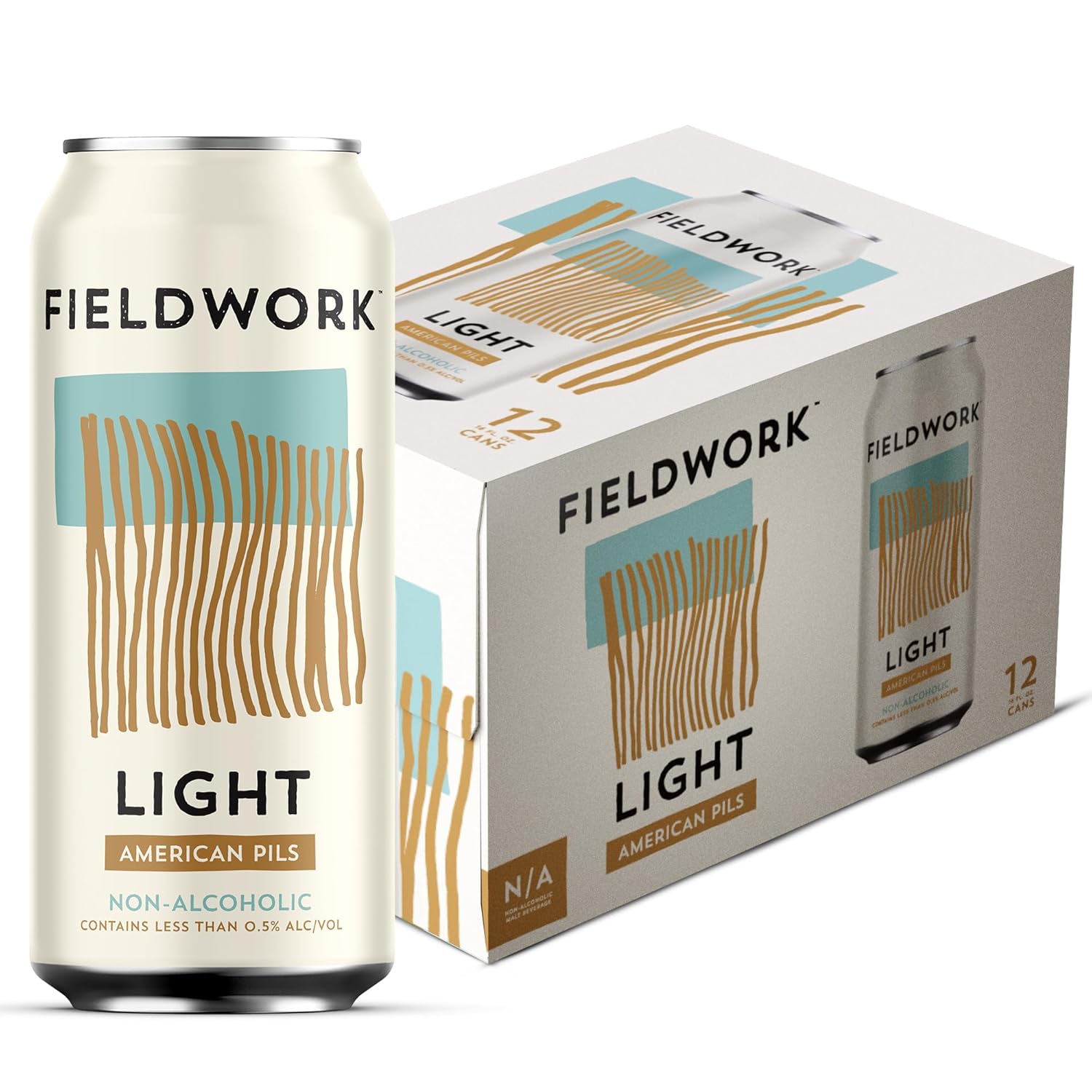 Fieldwork Non-Alcoholic Craft Beer - Light American Pils 12-Pack