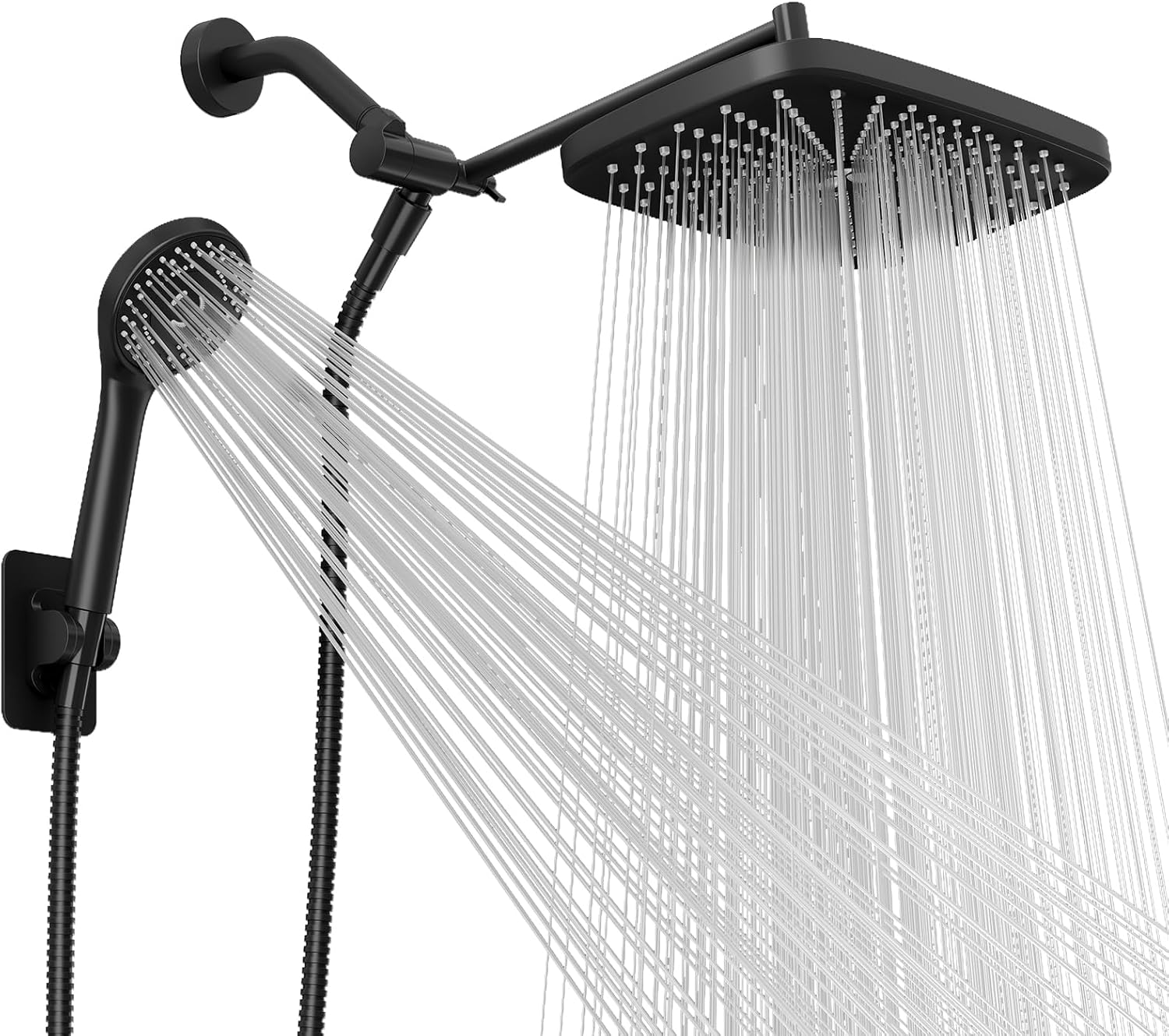 Wide Rain Shower Head with 5 Modes for Ultimate Comfort