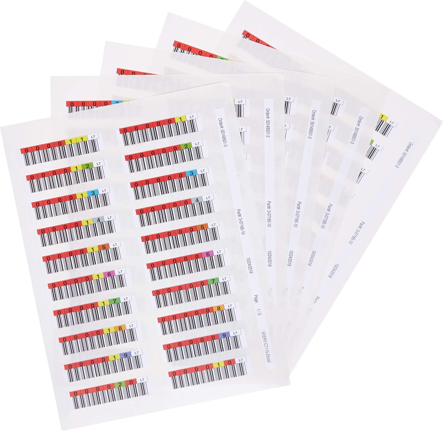 Quantum 100x Data Cartridge Bar Code Labels for LTO7 Series