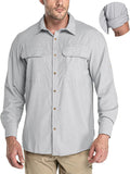 33,000ft Men's Long Sleeve Sun Protection Shirt UPF 50+ - Quick Dry UV