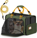 Expandable Large Pet Carrier 24in x16in x16in - Foldable Travel Crate