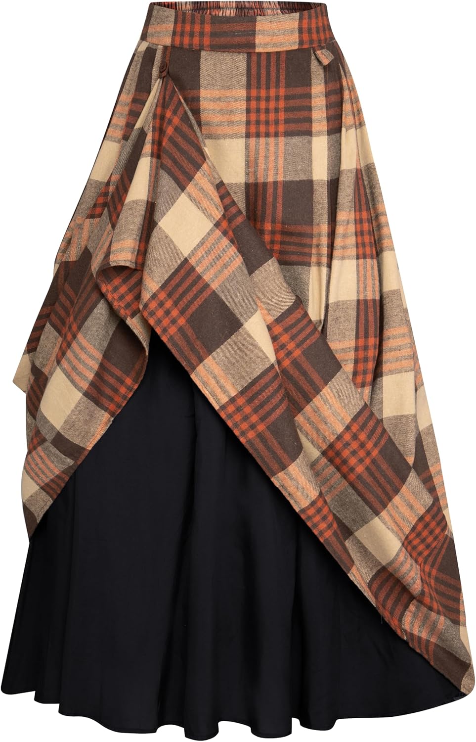 Scarlet Darkness Plaid Skirts for Women with Pockets and Style