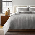 Cotton Sateen Quilt Set King Size - Soft All-Season Coverlet