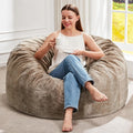 Bean Bag Chair 3FT Brown Memory Foam Giant Beanbag - Versatile Comfort