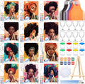 Pre Drawn Canvas Kit 96 Pcs 12 Sets Sip and Paint Kit for Adults