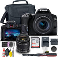 Canon EOS 250D DSLR Camera with 18-55mm Lens - Lightweight 4K