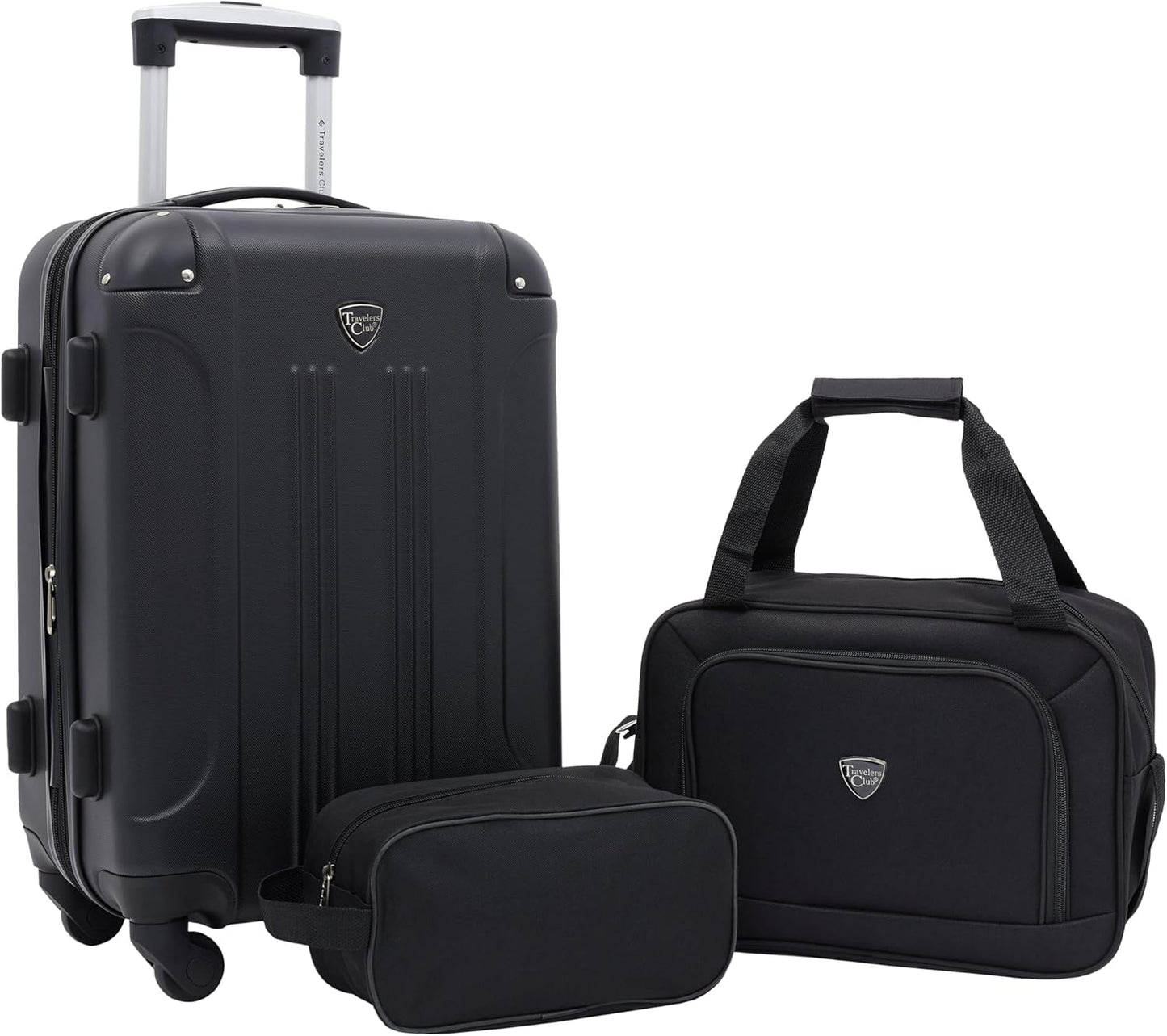 Travelers Club Chicago Hardside Expandable Spinner Luggage Set