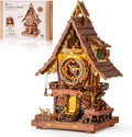 ROBOTIME Cuckoo Clock 3D Wooden Puzzle for Adults to Build