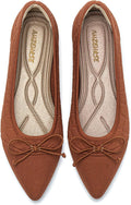 Flats for Womens Classic Pointed Toe Knit Ballet Flats - Dressy