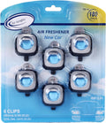Car Scent Air Freshener Vent Clips (Blue Sky) - Long Lasting Fragrance