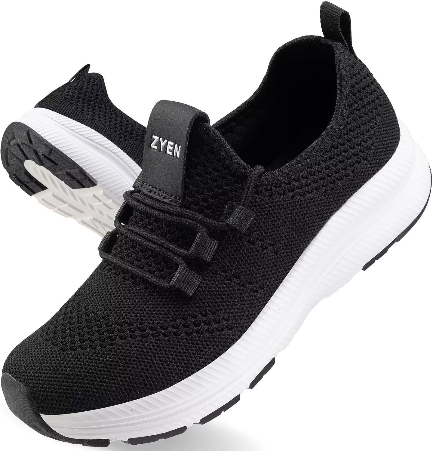 ZYEN Wide Toe Box Shoes for Women with Arch Support and Comfort