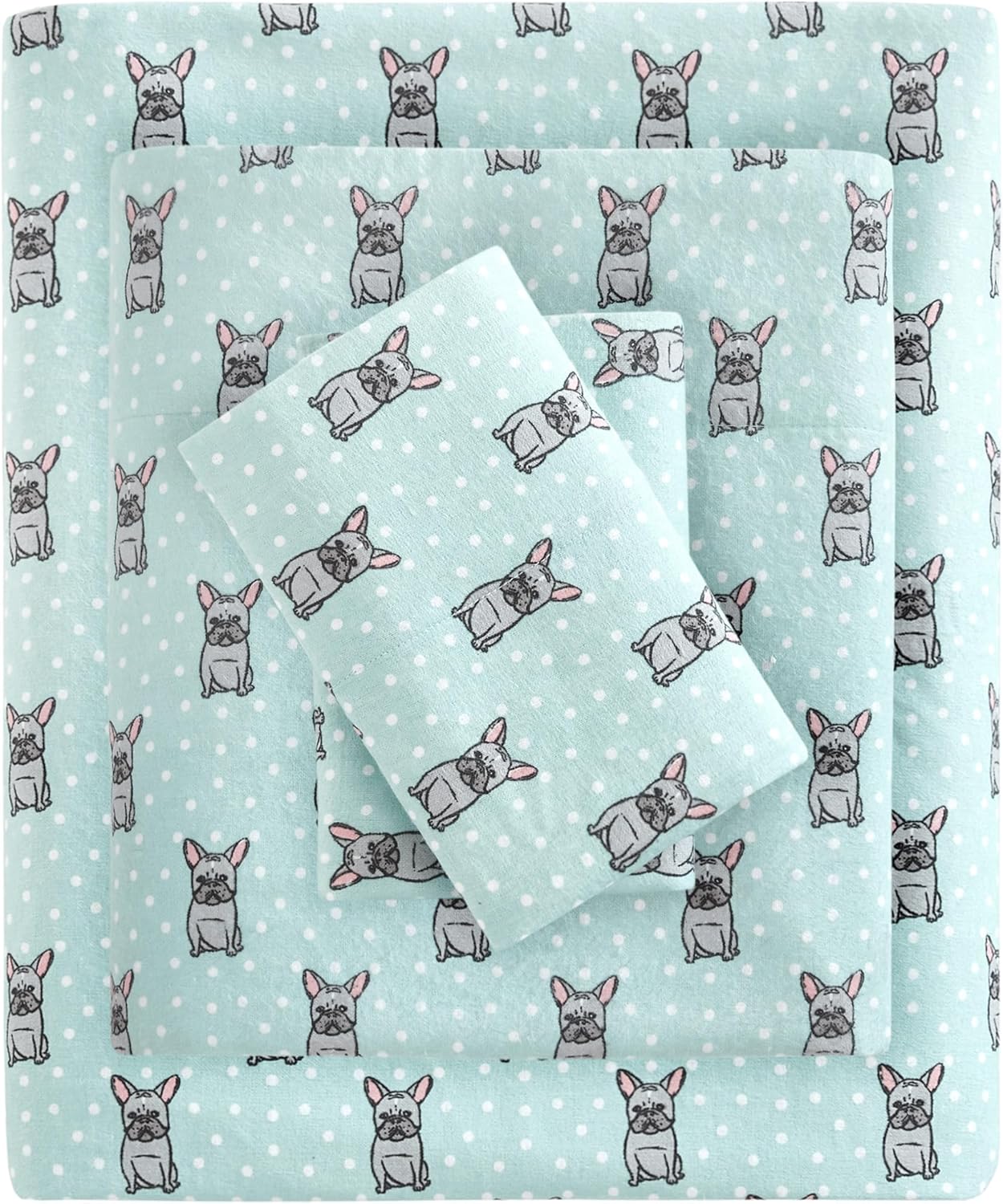 True North Cozy Flannel Warm 100% Cotton Sheet Set for Twin XL