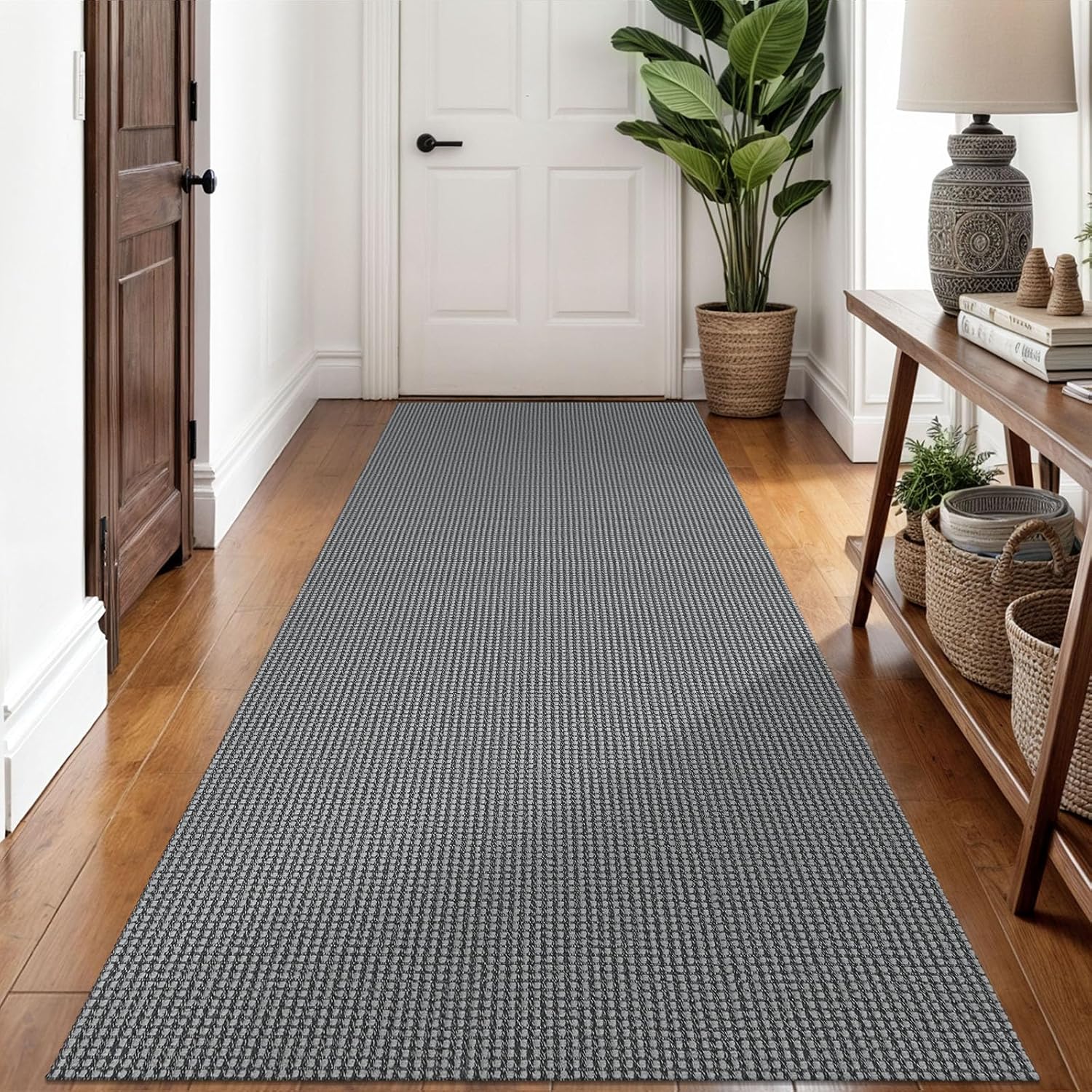 Braided Runner Rug 3x8 Ft Washable Non Slip for Hallways