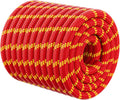 Double Braided Arborist Rigging Rope 1/2 in x 100 ft Red - 5,200 lb