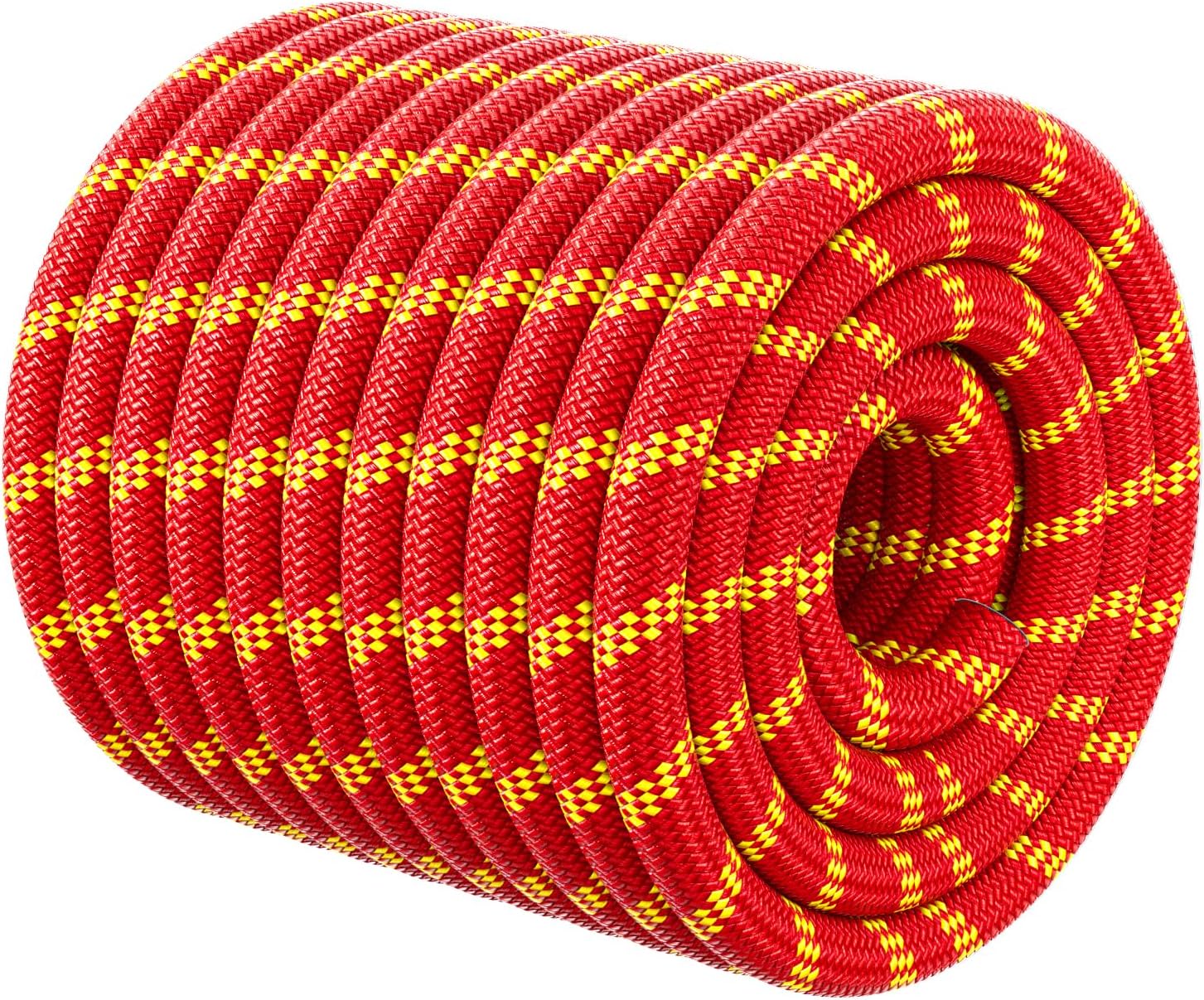Double Braided Arborist Rigging Rope - Heavy Duty 1/2 in X 100 ft