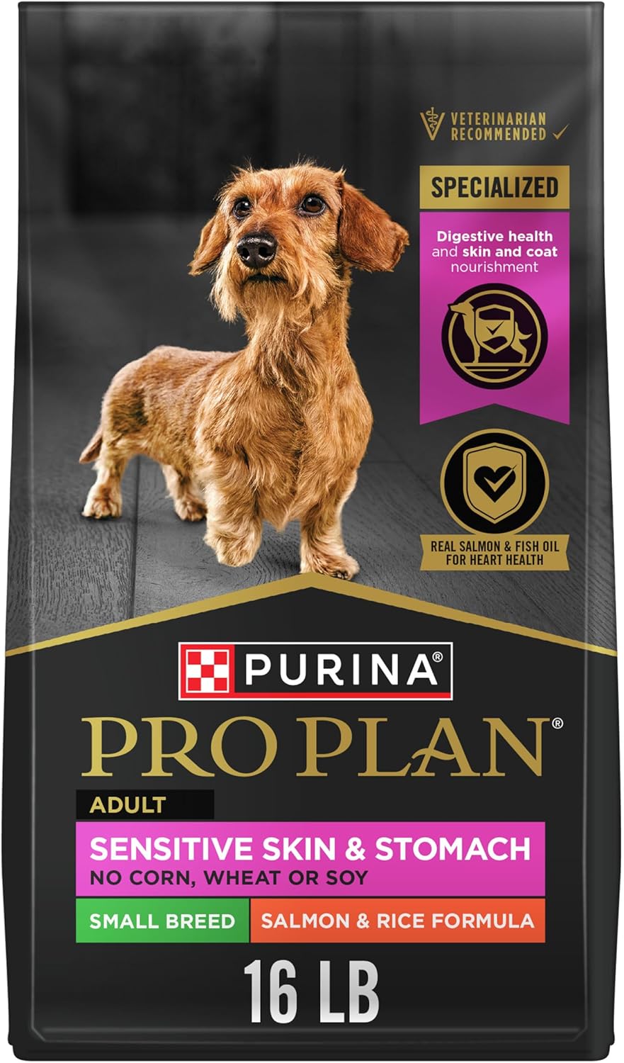 Purina Pro Plan Sensitive Skin and Stomach Dog Food for Small Breeds