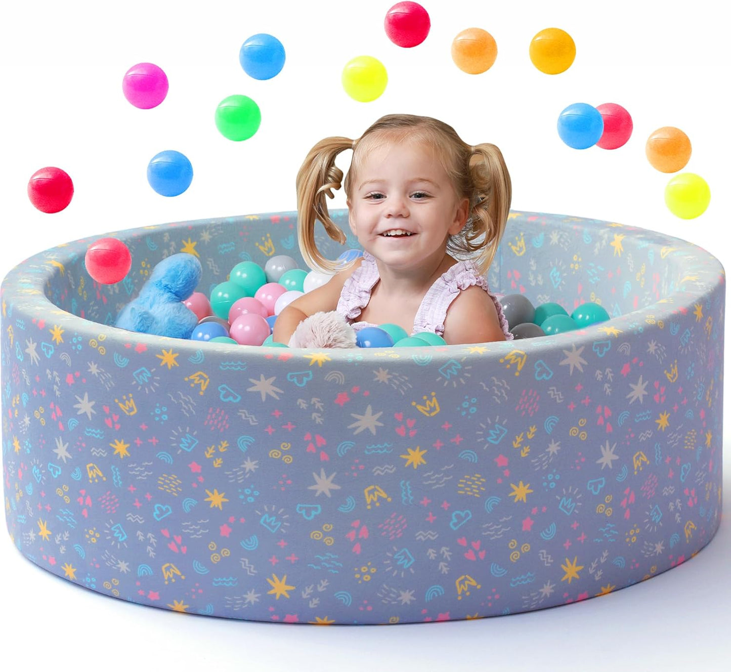 Foam Ball Pit for Toddlers - Safe and Fun Indoor Play Area