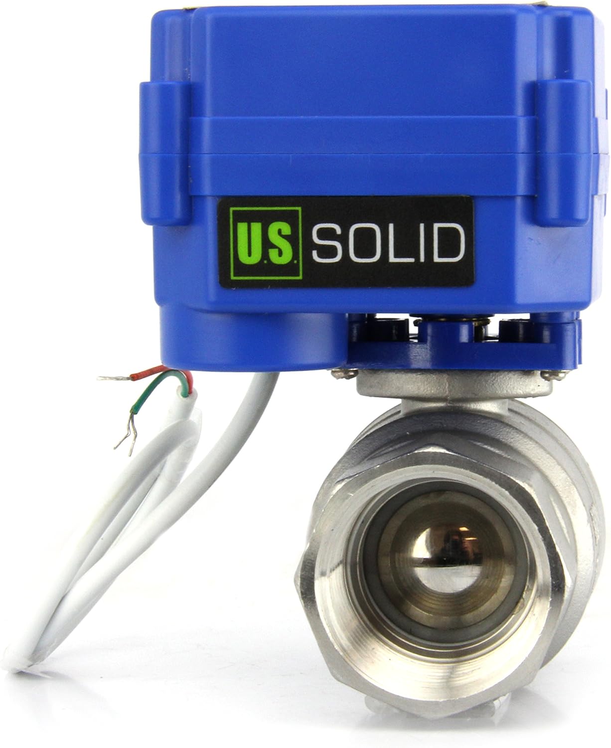 U.S. Solid Motorized Ball Valve - Reliable 1in Stainless Steel