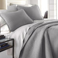 Summer Bedspreads Queen Size Quilts with Shams - Lightweight Steel