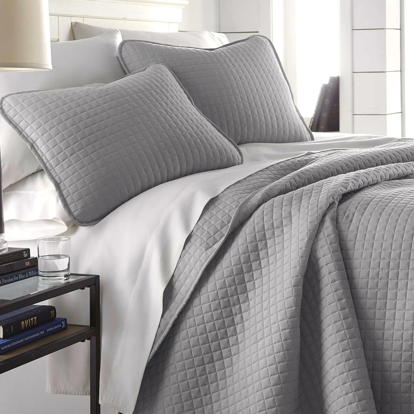 Summer Bedspreads Queen Size Quilts with Shams for Cozy Rooms