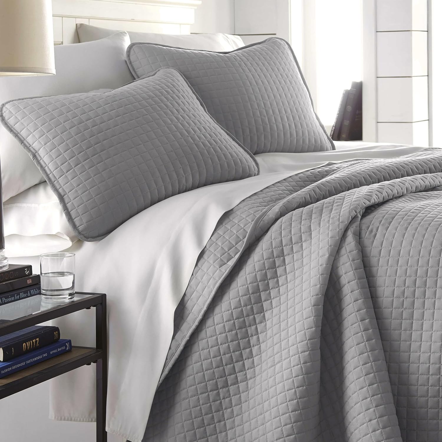 Summer Bedspreads Queen Size Quilts with Shams for Cozy Rooms