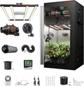 Spider Farmer Grow Tent Kit 3x3x6ft G3000 LED Grow Light - Complete