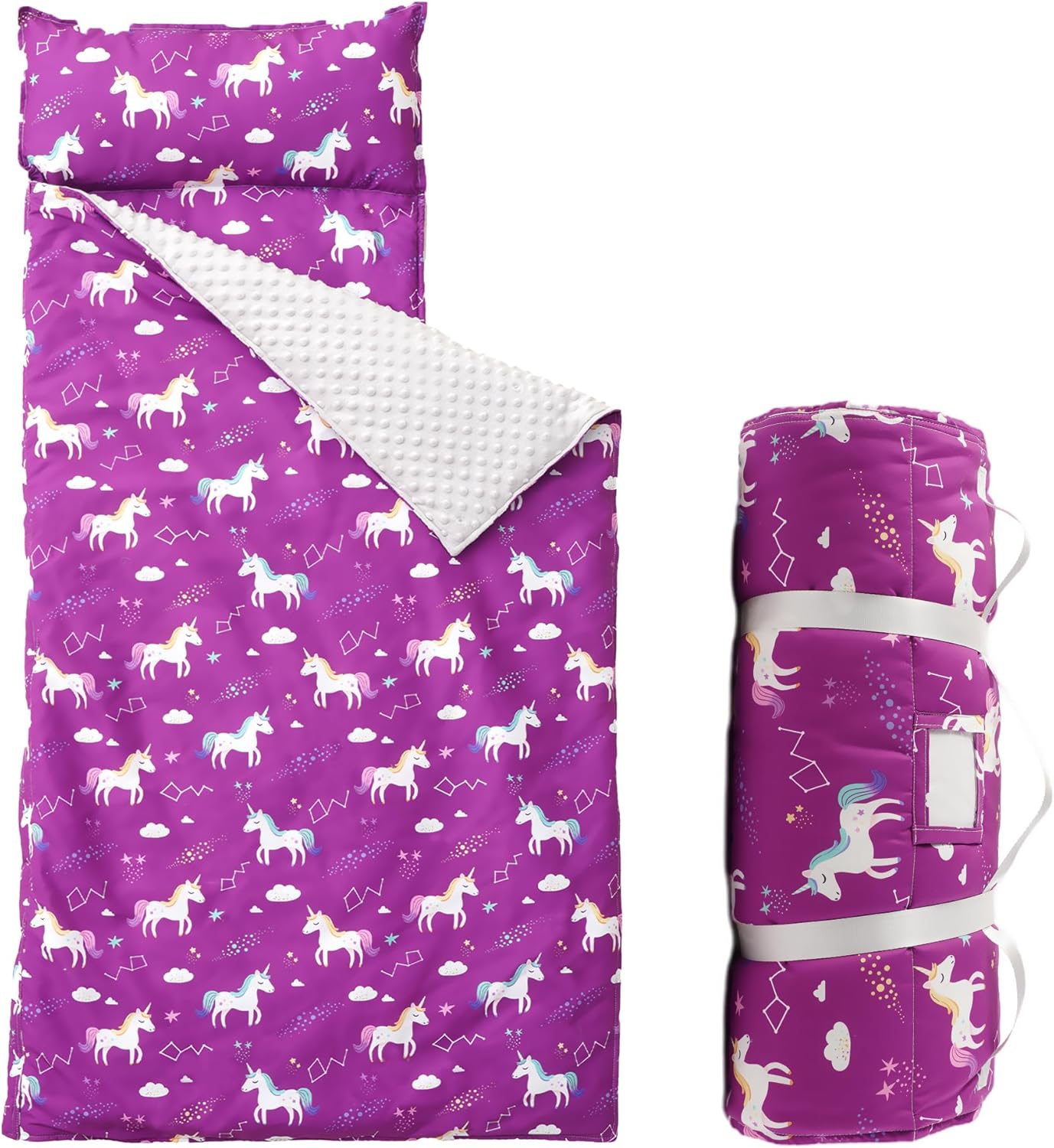 Bunnikins & Clover Toddler Nap Mat for Easy Travel and Comfort