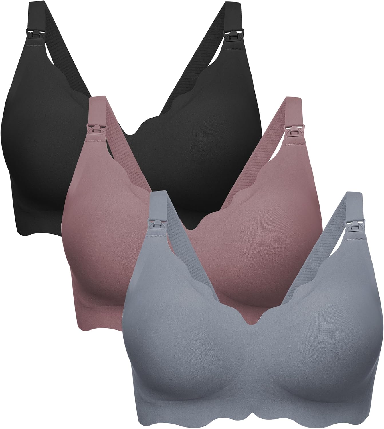 Ultra Comfort Nursing Bras for Breastfeeding by Angelhood