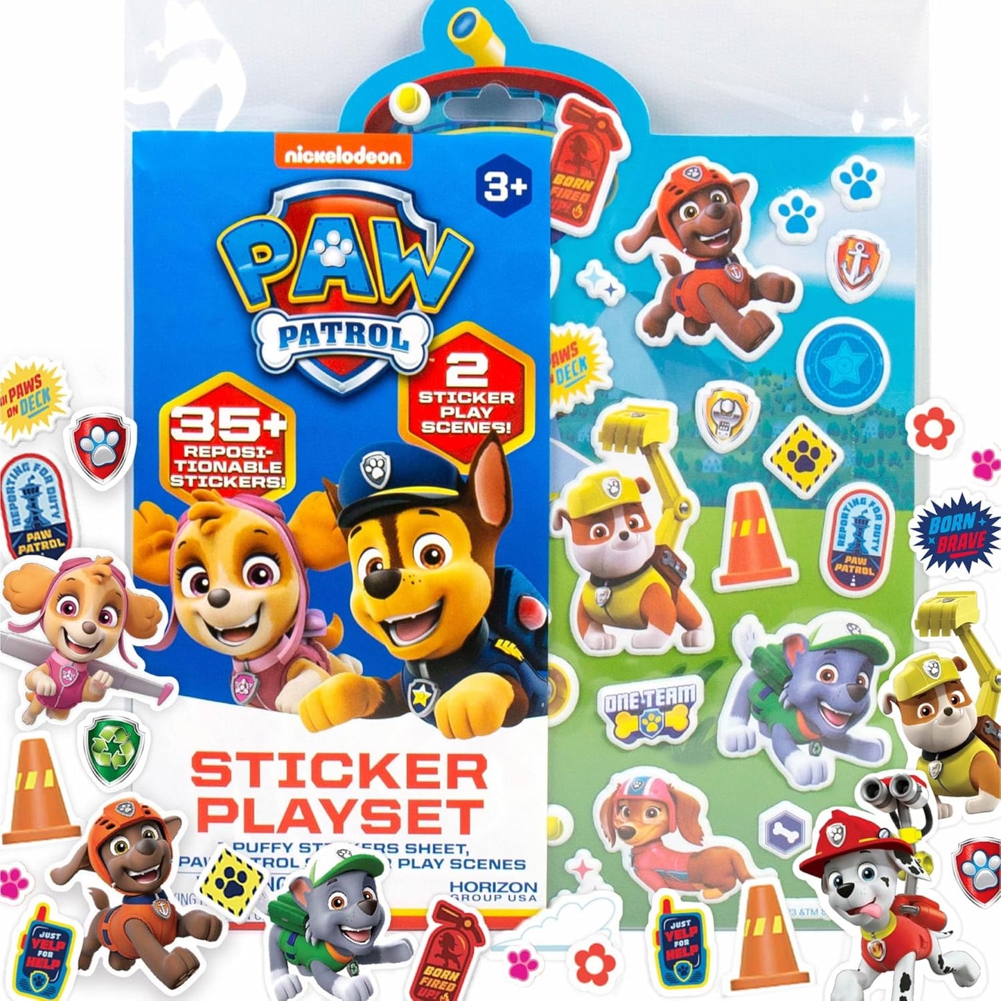 Paw Patrol Puffy Sticker Set - Creative Playtime Fun!