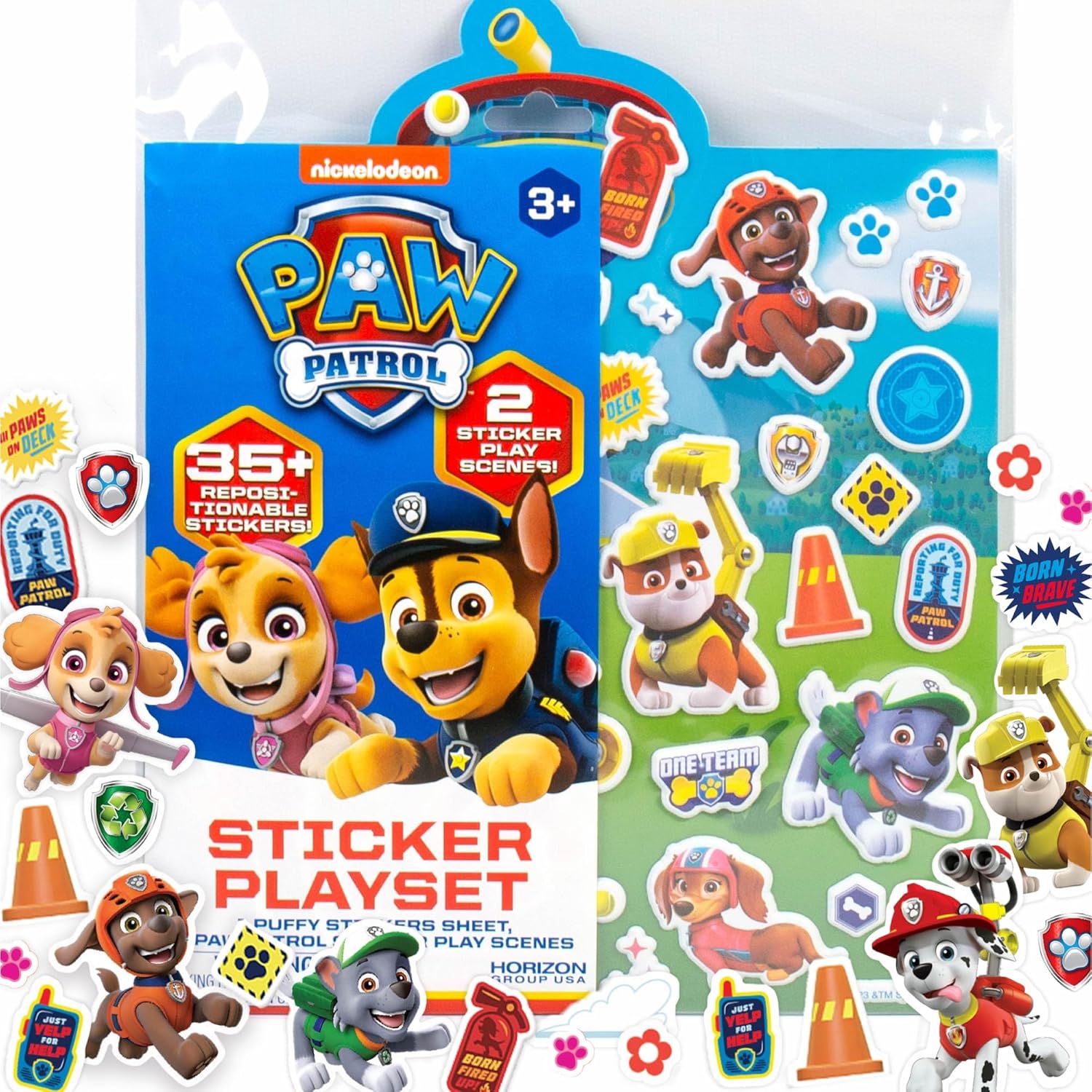 Paw Patrol Puffy Sticker Set - Creative Playtime Fun!