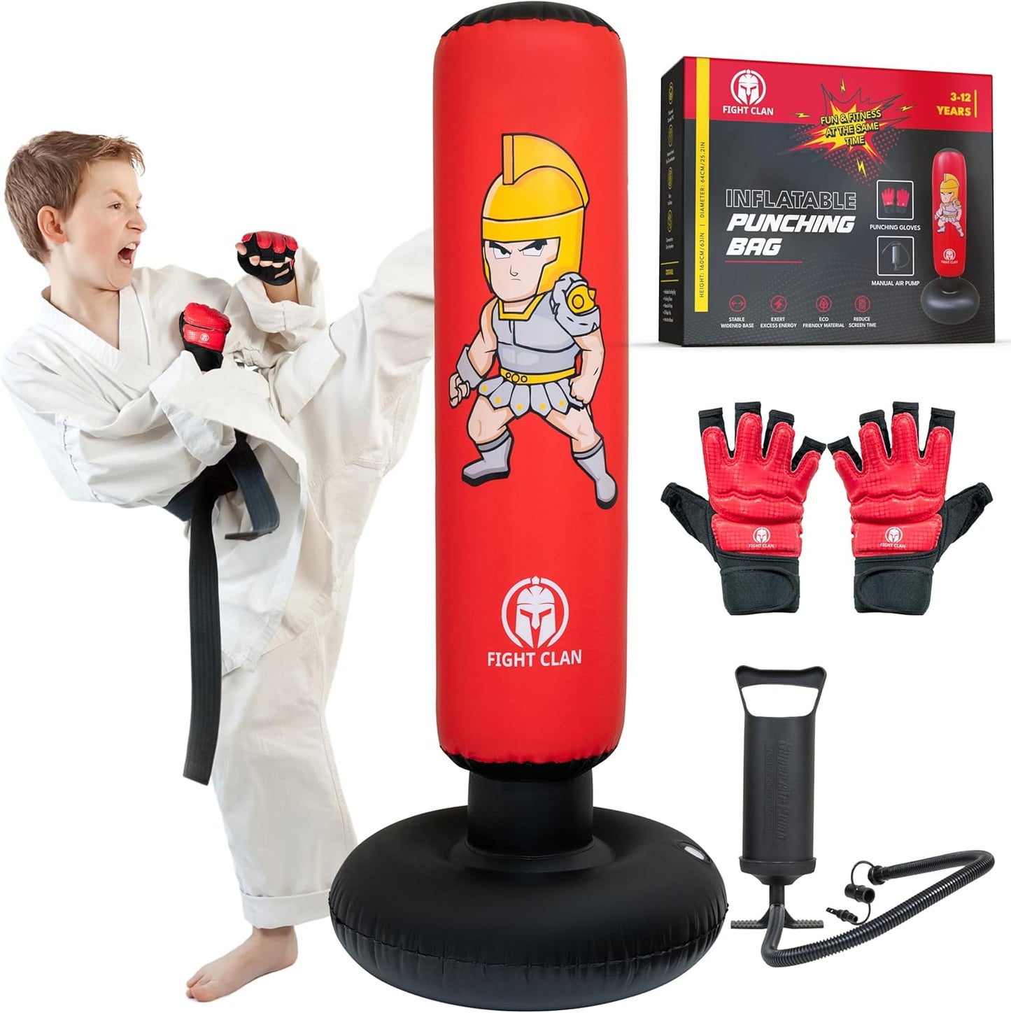 Stable 63 Kids Punching Bag - Practice Karate!